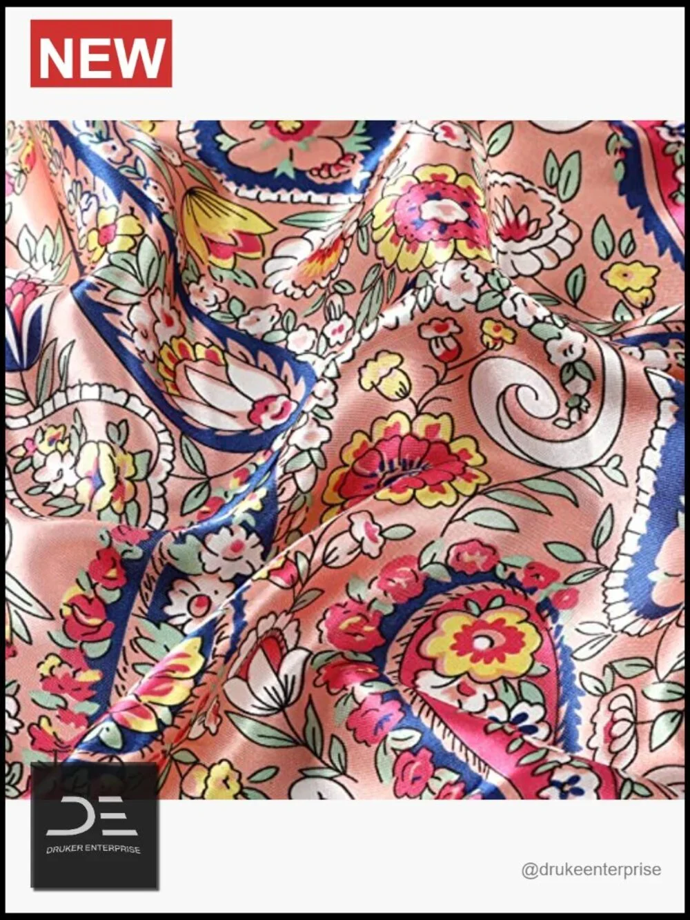 Satin Silk Scarf - Large Hair Bandana, Sleeping Wrap for Women